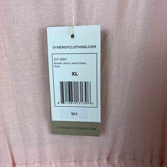 NWT Synergy Border Stitch Jamie Rose Dress - Picture 6 of 7